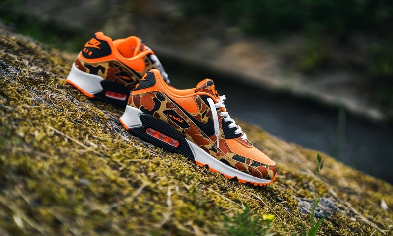 靴 NIKE AIR MAX 90 ORANGE CAMO Nike Air Max 90 Orange Duck Camo | CW4039-800 | Grailify